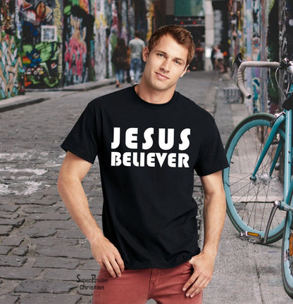 Believer in Jesus Disciple Christian T shirt - SuperPraiseChristian