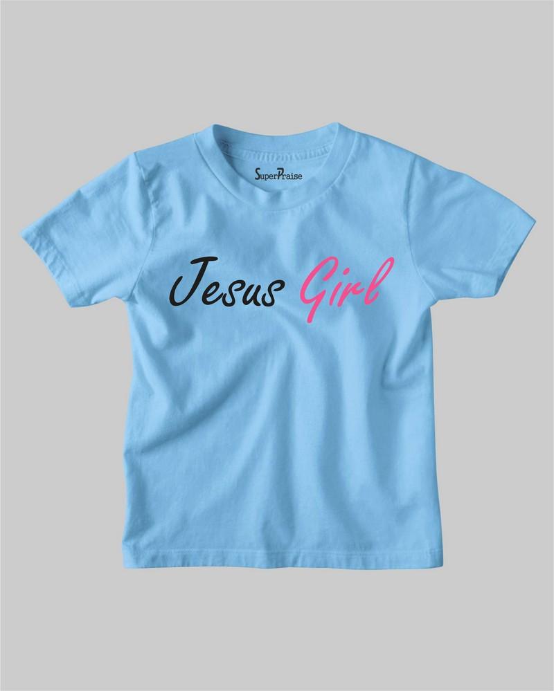 Jesus Girl Gospel Christian Love Hope Grace Kids T shirt