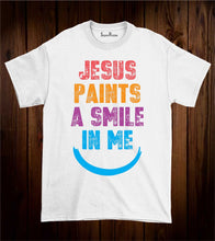 Smiling Jesus Painting T Shirt