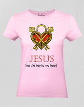 Christian Women T Shirt Jesus Has the Key