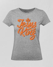 Christian Women T Shirt Jesus King Crown