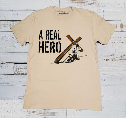 Jesus Christ The Real Super Hero T Shirt