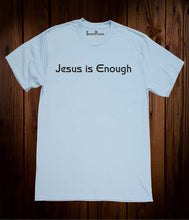 Jesus is Enough Christian Sky Blue T Shirt