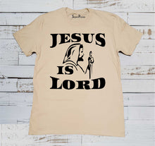 Jesus is Lord Christian Faith Church Evangelism Beige T Shirt