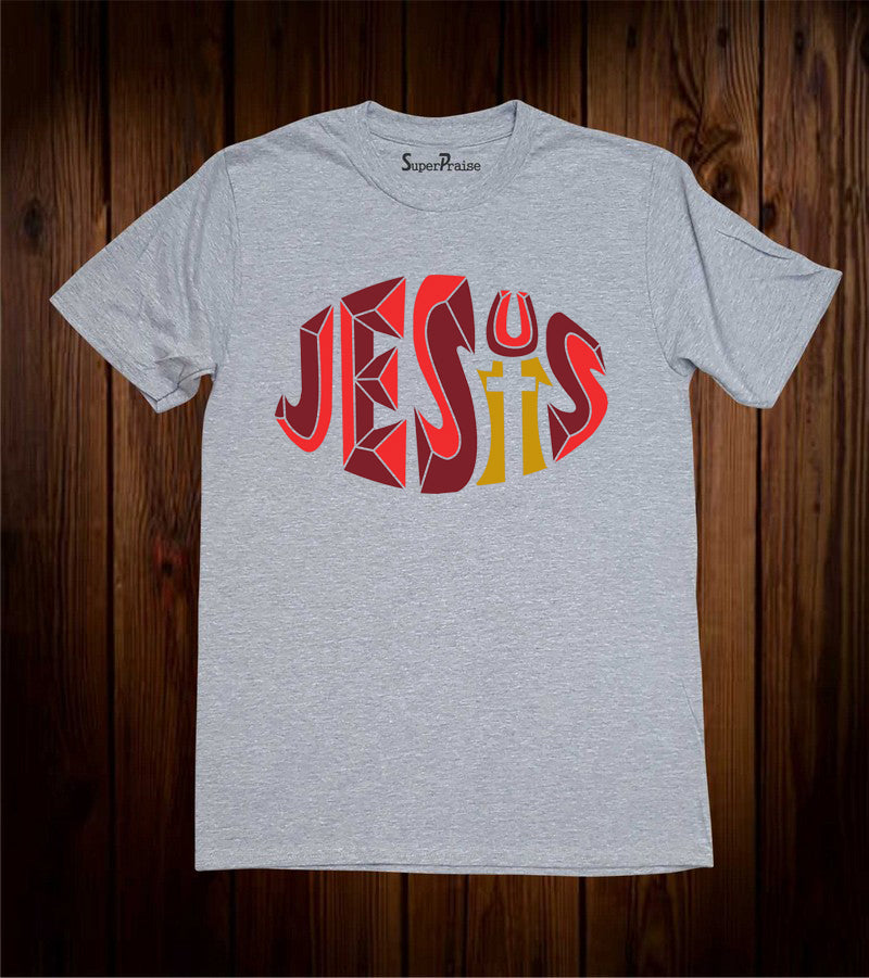 Jesus the Name of Lord Christian Grey T Shirt