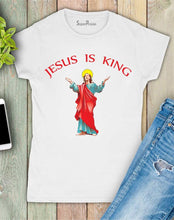 Jesus Is King T-Shirt Christian Faith Salvation Tee Shirts