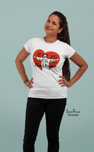 Christian Women T Shirt Jesus Loves Me This I Know
