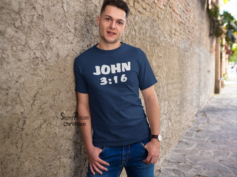 John 3:16 Jesus Christ Sacrificial Christian T shirt - SuperPraiseChristian