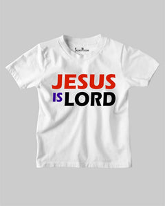 Jesus Is Lord Faith Grace Bible Verse Christian Kids T Shirt