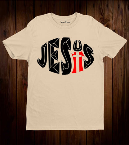 Jesus Faith Grace Bible Verse Love Cross Christian T Shirt