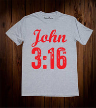John 3:16 Bible Verse Faith Scripture Christian T Shirt