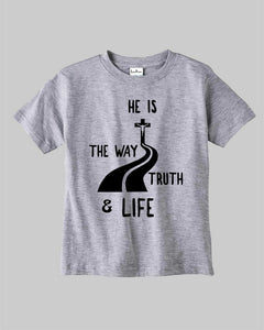 Jesus is the way the truth and the life Kids T Shirt