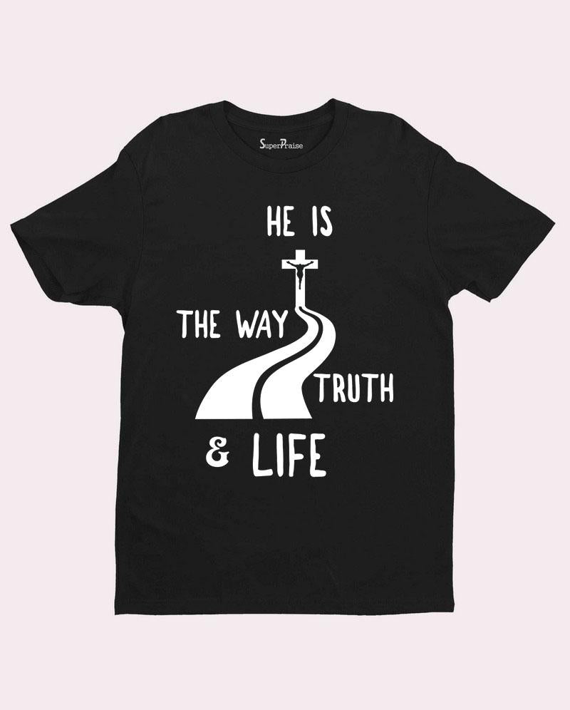 Jesus is the Way Truth And Life John 14:6 Christian T shirt