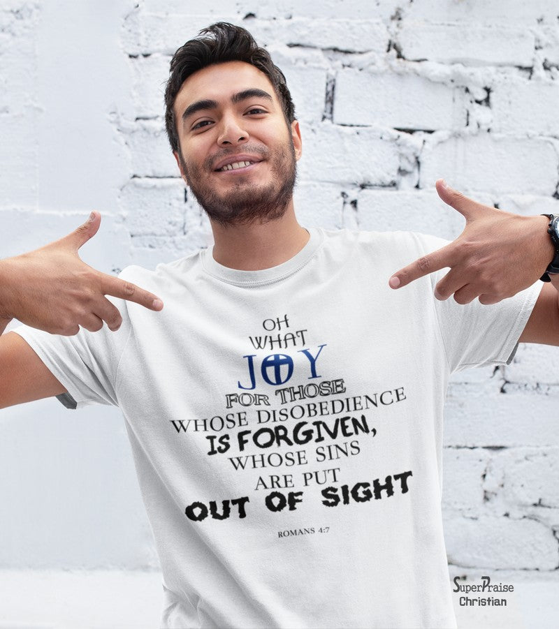 Joy For Those Whose Disobedience Forgiven Christian T Shirt