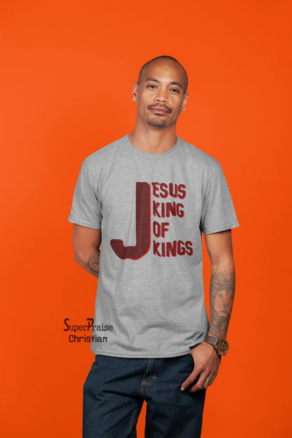Jesus King of Gospel Christian T Shirt - SuperPraiseChristian
