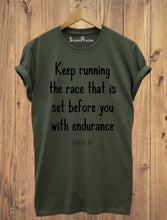 Keep Running Christian T Shirt