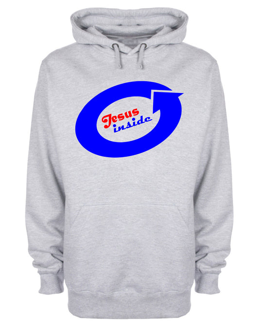 Jesus Inside Hoodie Christian Christ Religious Evangelist Hooded Sweatshirt