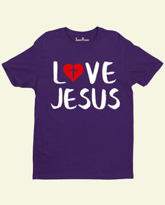Love Jesus Cross Symbol Christian T Shirt