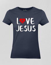 Christian Women T shirt Love Jesus Religious Inspirational