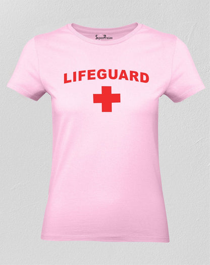 Christian Women T Shirt Life Guard Jesus