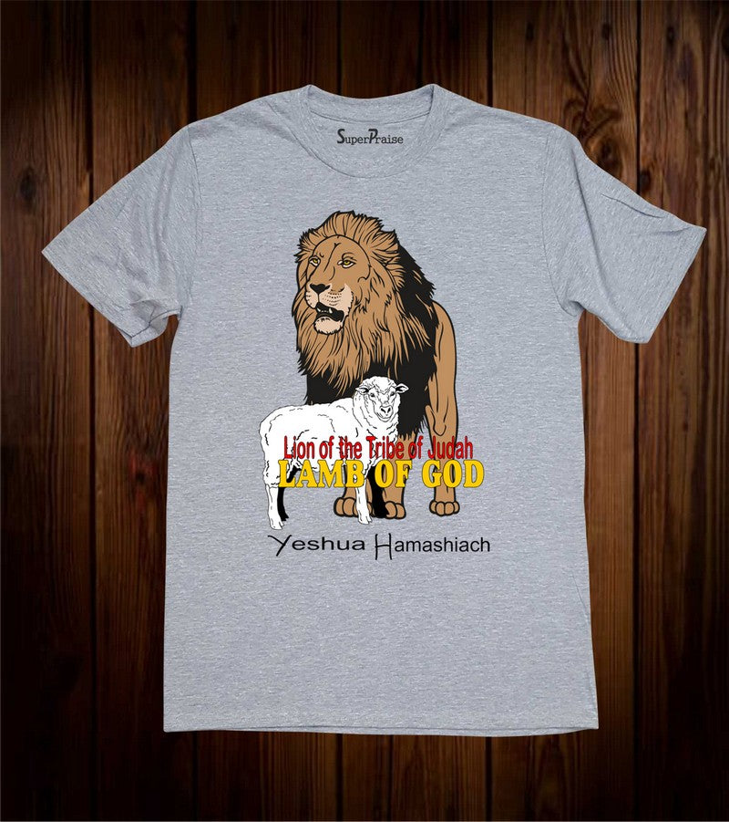 Lion of The Tribe Of Judah Lamb Of God Christian T Shirt