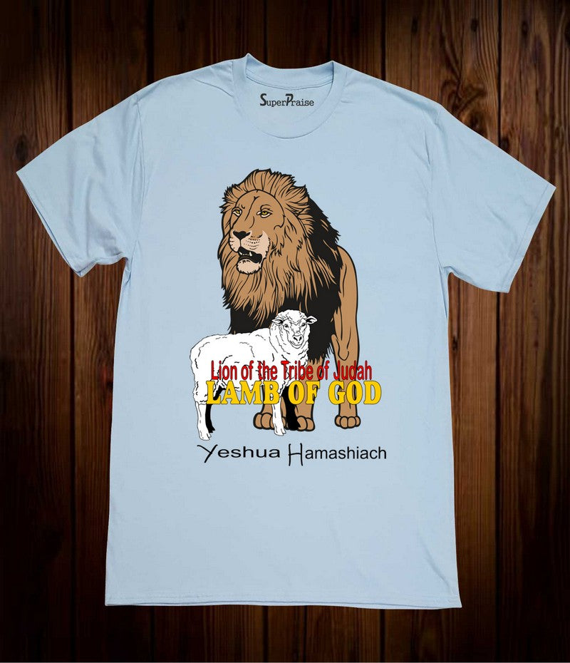Lion of The Tribe Of Judah Lamb Of God Christian T Shirt