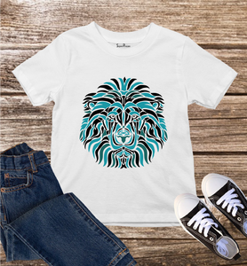 Lion Face Graphics Kids T Shirt
