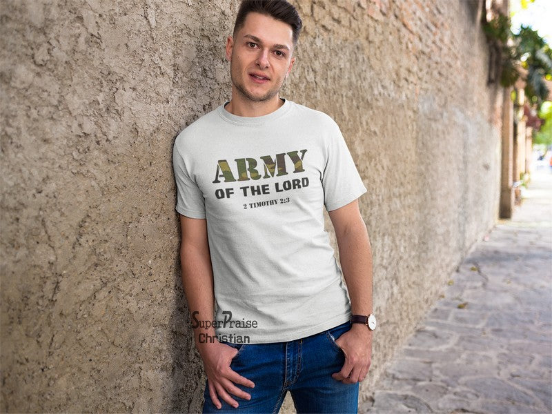 Army Of The Lord Christian T Shirt - Super Praise Christian
