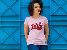 Christian Women T Shirt Love Graffiti Paint