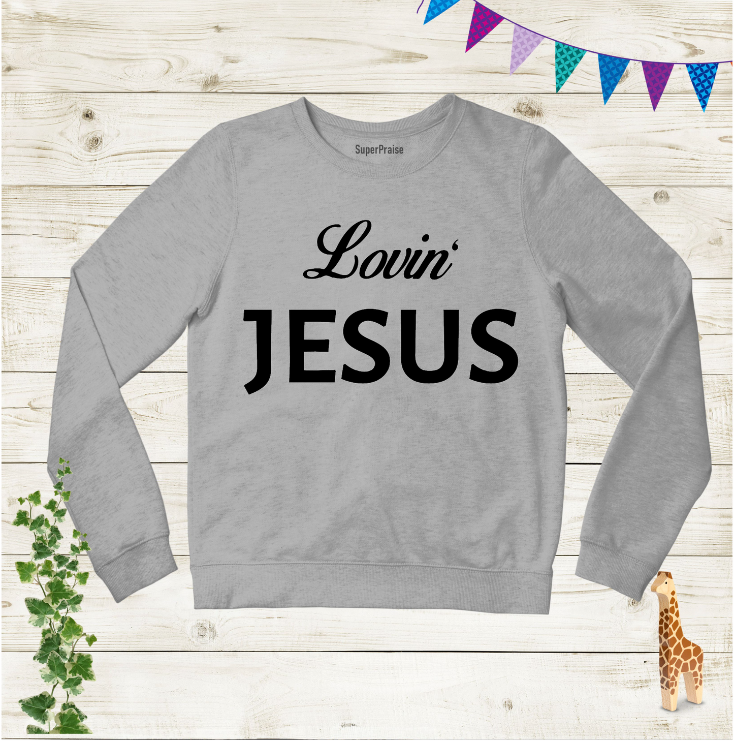 Lovein Jesus Kids Sweatshirt