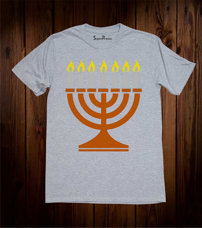 Memorah Hanukkah Pastor Gifts Christian T Shirt
