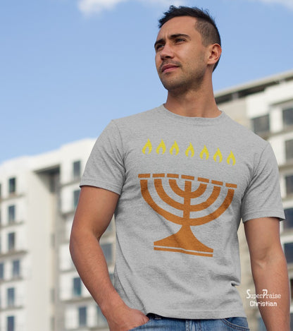 Memorah Hanukkah Pastor Gifts Christian T Shirt