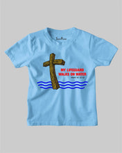 My Lifeguard Walks On Water Jesus Christ Christian Kids T shirt