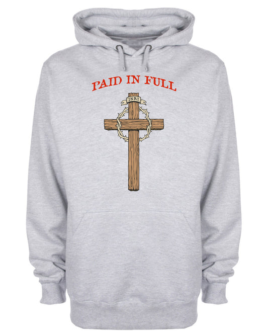Paid In Full By Christ INRI Hoodie Christian Sweatshirt