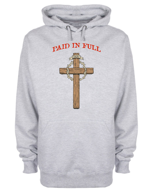 Paid In Full By Christ INRI Hoodie Christian Sweatshirt