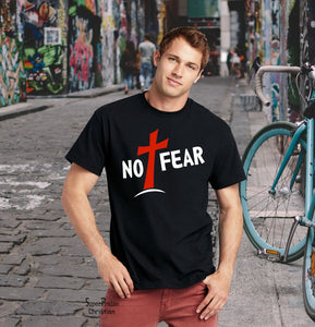 No Fear Symbolism God Christian T Shirt - SuperPraiseChristian