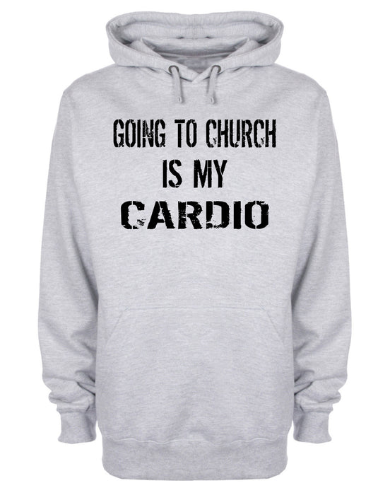 Going To Church Is My Cardio Hoodie Christian Sweatshirt