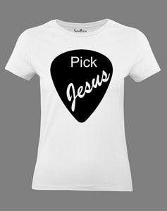 Christian Women T Shirt Pick Jesus Bible 