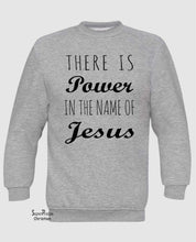 Power The Name of Jesus Long Sleeve T Shirt Sweatshirt Hoodie