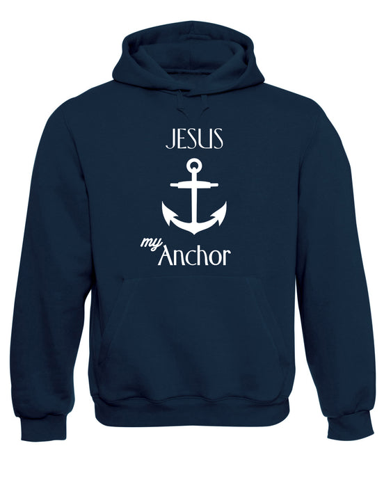 Jesus My Anchor Hoodie Christ Religious Christian Sweatshirt