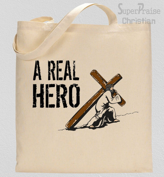 A Real Hero Tote Bag