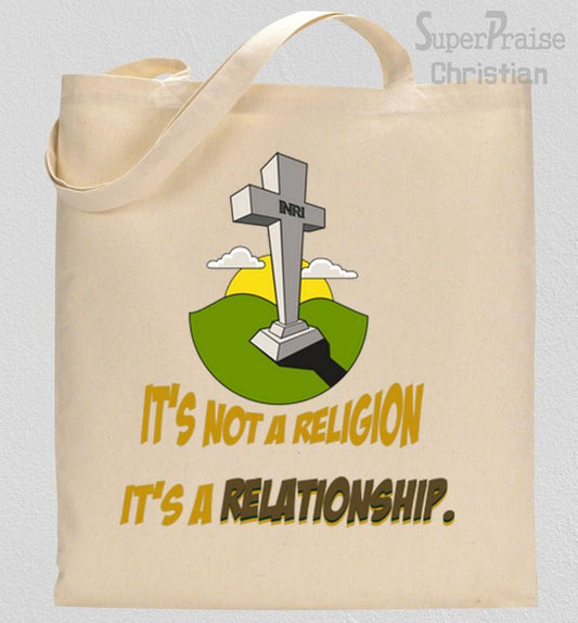 Religion and Relationship Tote Bag