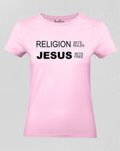 Christian Women T Shirt Religion Sets Rules Jesus Ladies tee