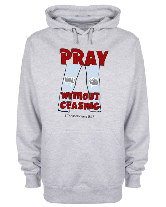 Pray Without Ceasing Kneeling Prayer Christian Sweatshirt