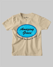 Amazing Grace Saved By The Grace Of God Christian Kids T shirt