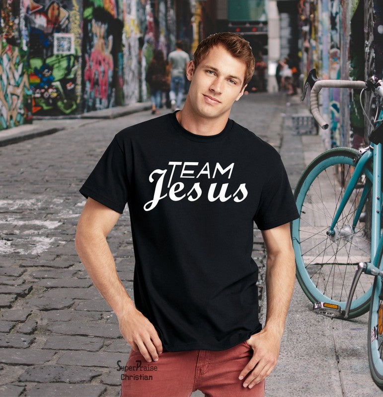 Team Jesus Faith Follower Christian T Shirt - Super Praise Christian