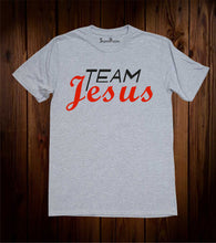 Team Jesus Christian Workout Gym Fitness Sports Crossfit Grey T shirt