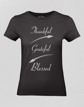 Christian Women T shirt Thankful Grateful Blessed