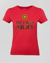 Christian Women T shirt The Lord's Army 