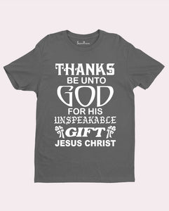 Gods Gift Jesus Christ Christian T Shirt